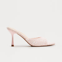 Becky Tweed Mules - Pink