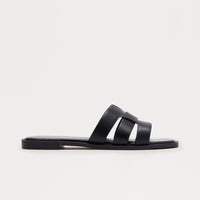 Belize Slip On Sandals - Black