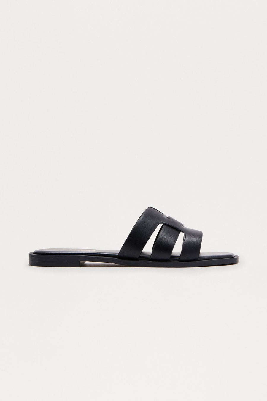 Belize Slip On Sandals - Black