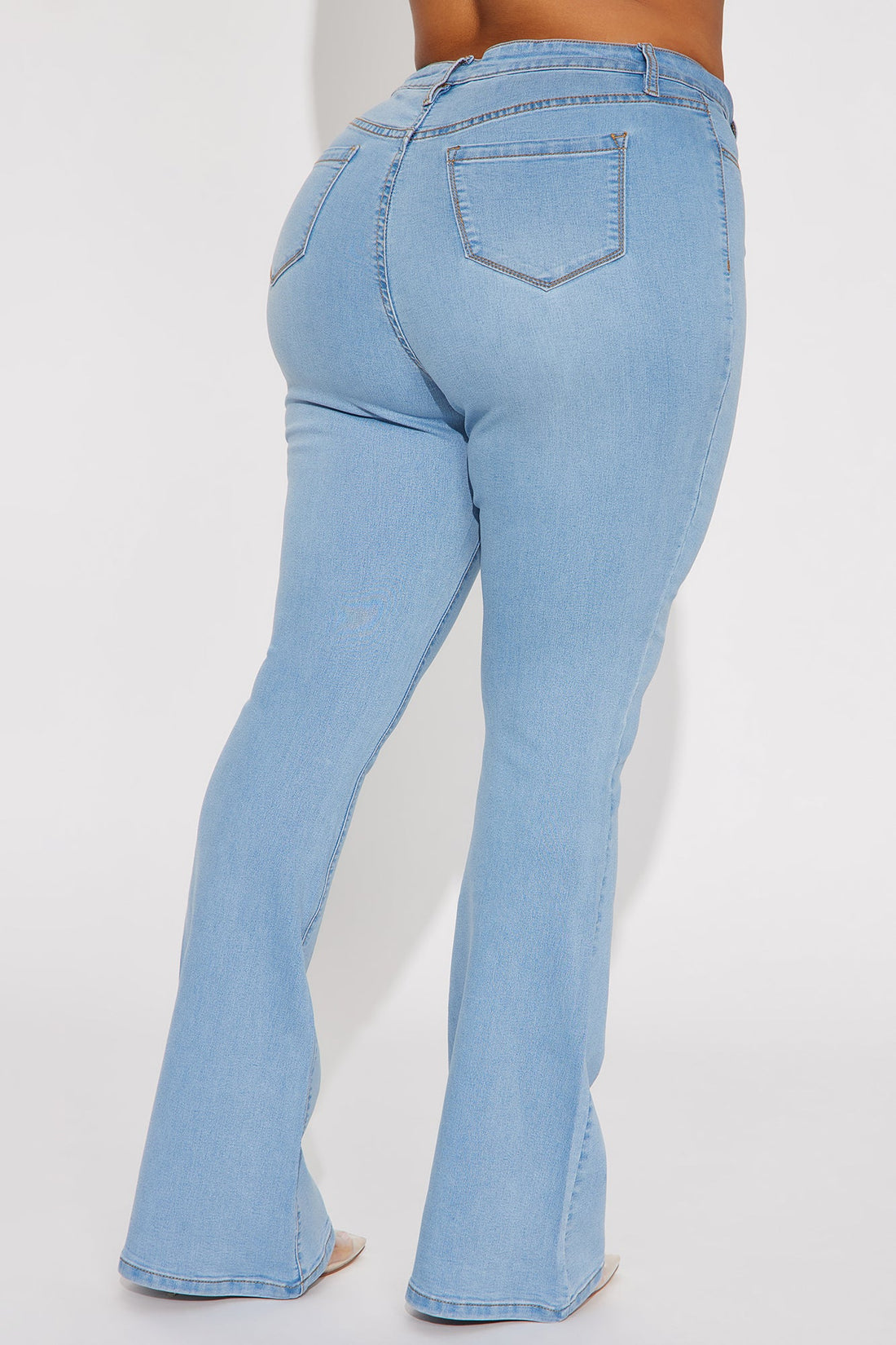Deep In My Soul Flare Jeans - Light Blue Wash