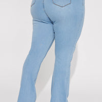 Deep In My Soul Flare Jeans - Light Blue Wash