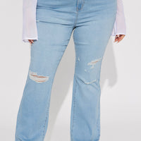 Got It Like That Curvy Stretch Bootcut Jean - Medium Wash