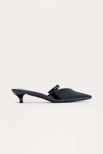Bellamie Kitten Heel Pumps - Black