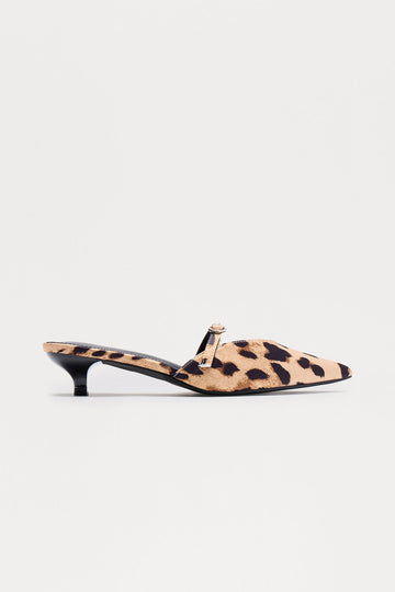 Bellamie Kitten Heel Pumps - Leopard
