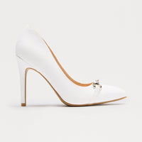 Akira Hardware Pumps  - White
