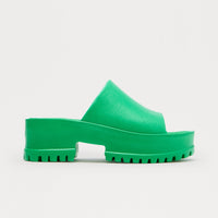 Benson Platform Mules - Green