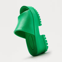 Benson Platform Mules - Green