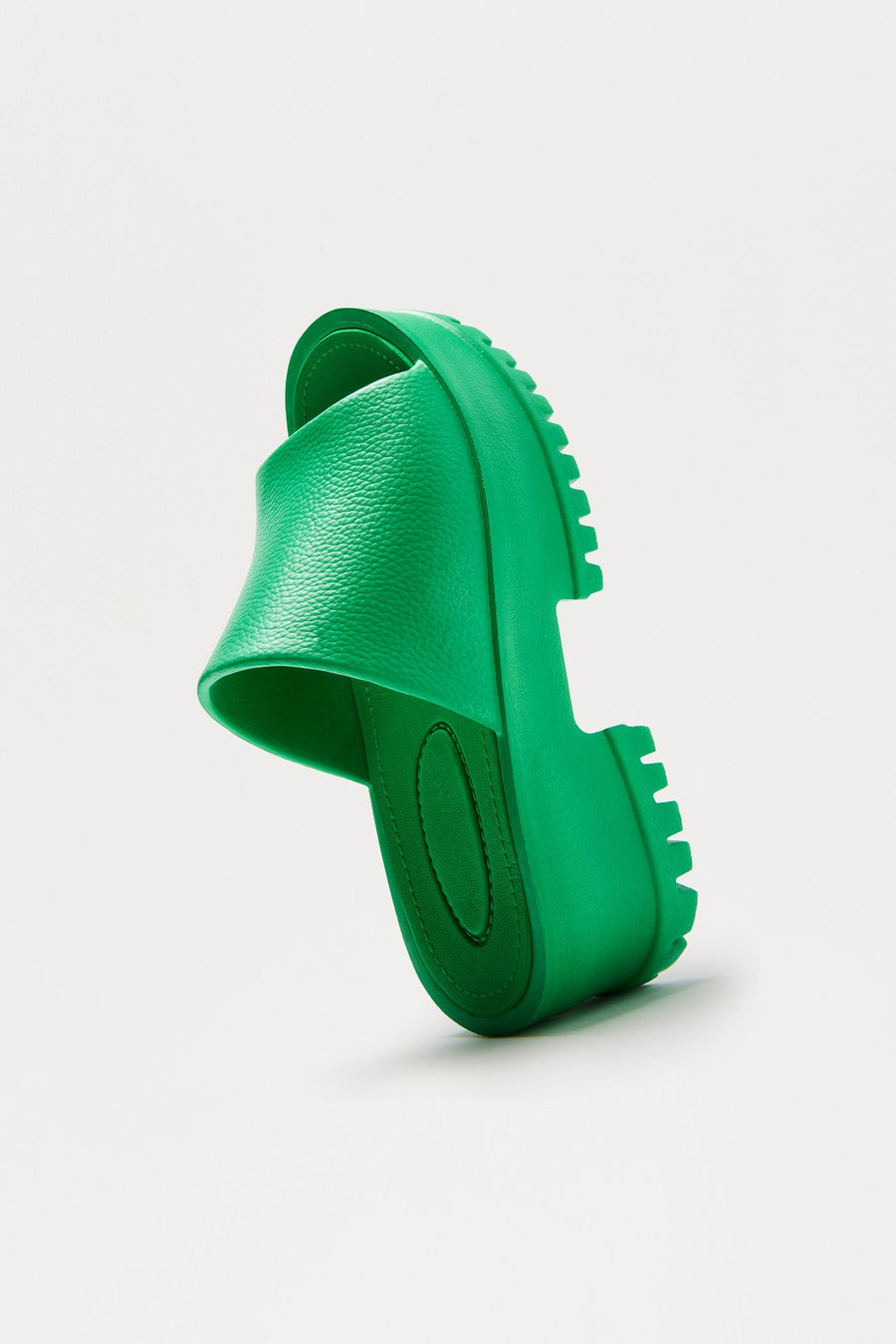 Benson Platform Mules - Green