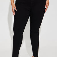 Tall Harper High Rise Stretch Skinny Jeans - Black