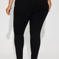 Tall Harper High Rise Stretch Skinny Jeans - Black