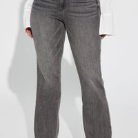 Best Behavior Stretch Flare Jean - Black Wash