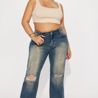 Afternoon Delight Baggy Jeans - Dark Wash