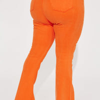Deep In My Soul Flare Jeans - Orange