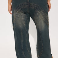 Copenhagen Non Stretch Tinted Wide Leg Jean - Dark Wash