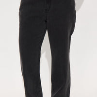 Tall Get It Straight Slouch Fit Jeans - Black