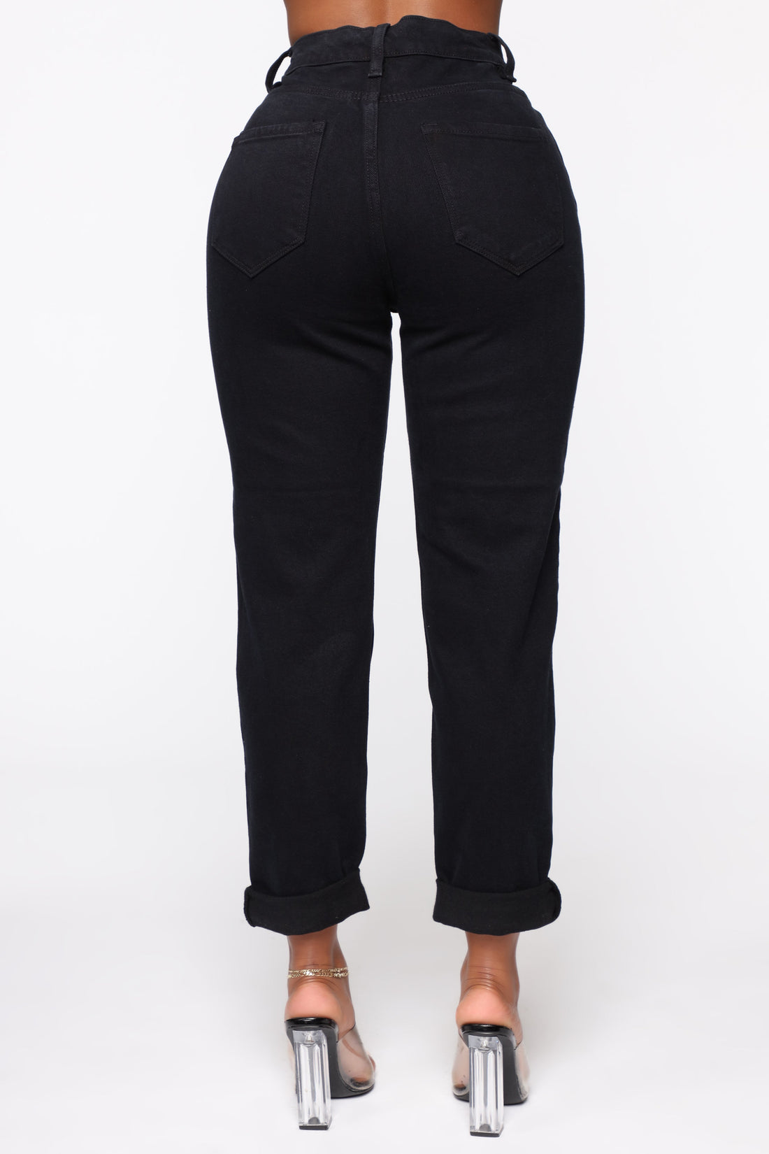 I Got It From My Mama Jeans - Black
