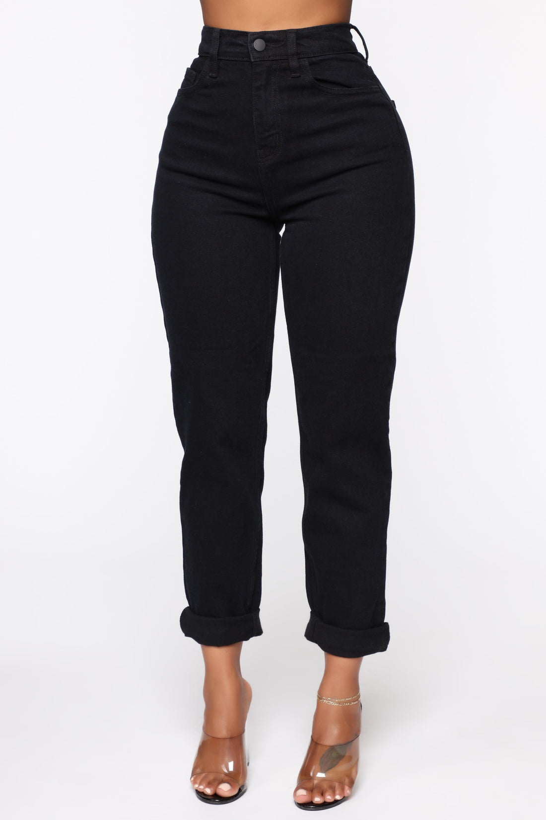 I Got It From My Mama Jeans - Black