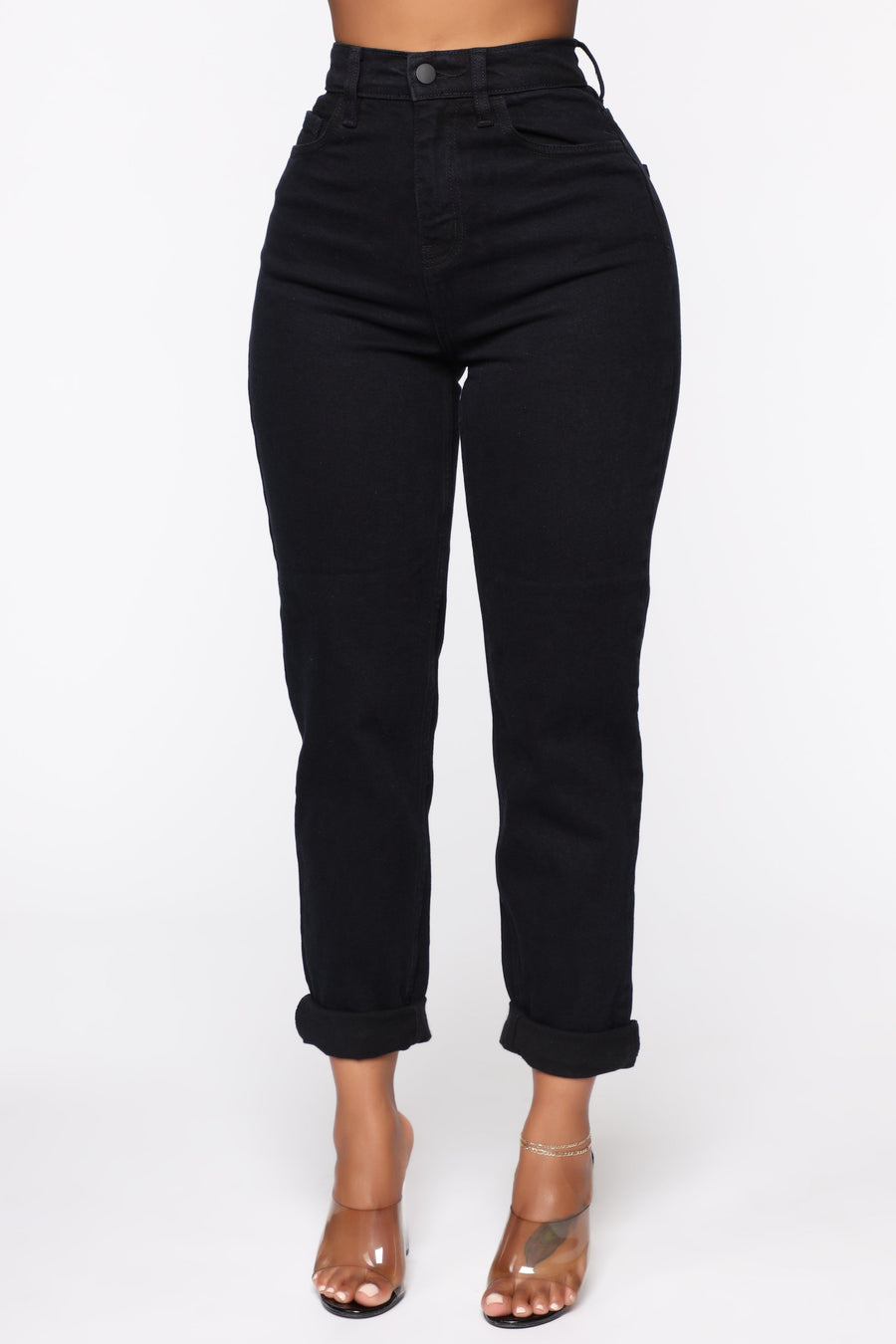 I Got It From My Mama Jeans - Black