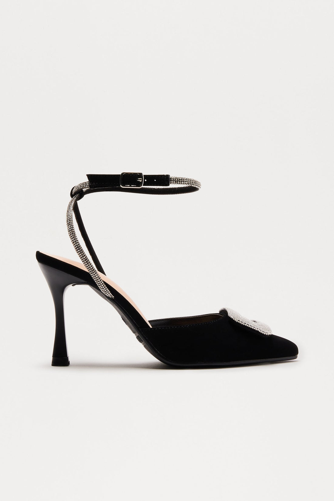 Ashy Embellished Pumps - Black