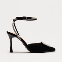 Ashy Embellished Pumps - Black