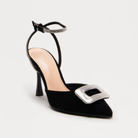 Ashy Embellished Pumps - Black