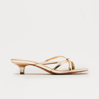 Anywhere Kitten Heels - Gold