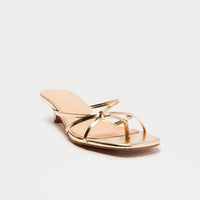 Anywhere Kitten Heels - Gold