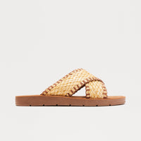 Aliso Beach Raffia Sandals - Natural