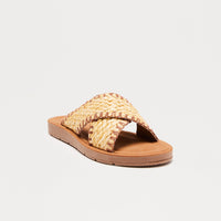Aliso Beach Raffia Sandals - Natural
