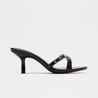 Astor Buckle Heels - Black