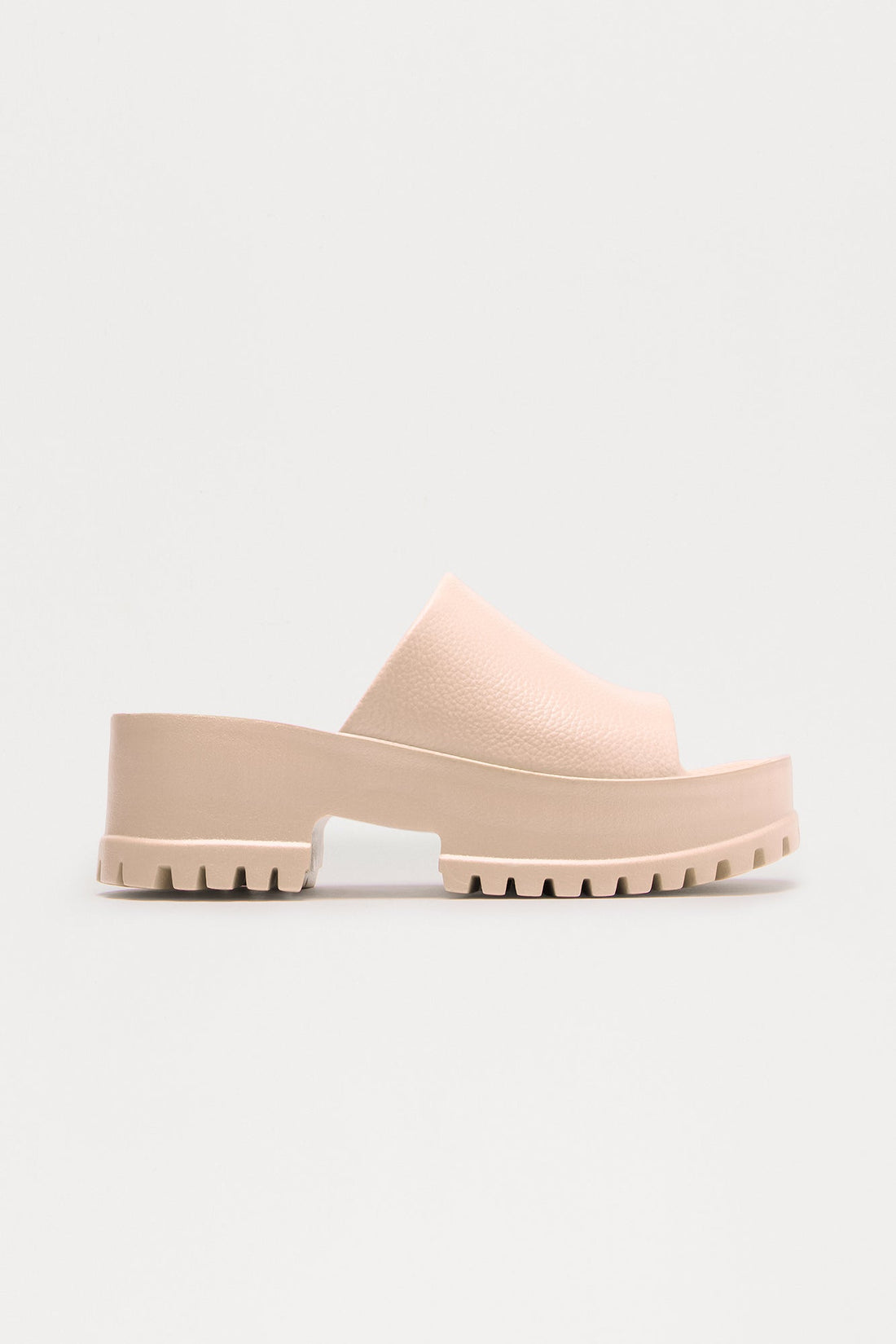 Benson Platform Mules - Beige