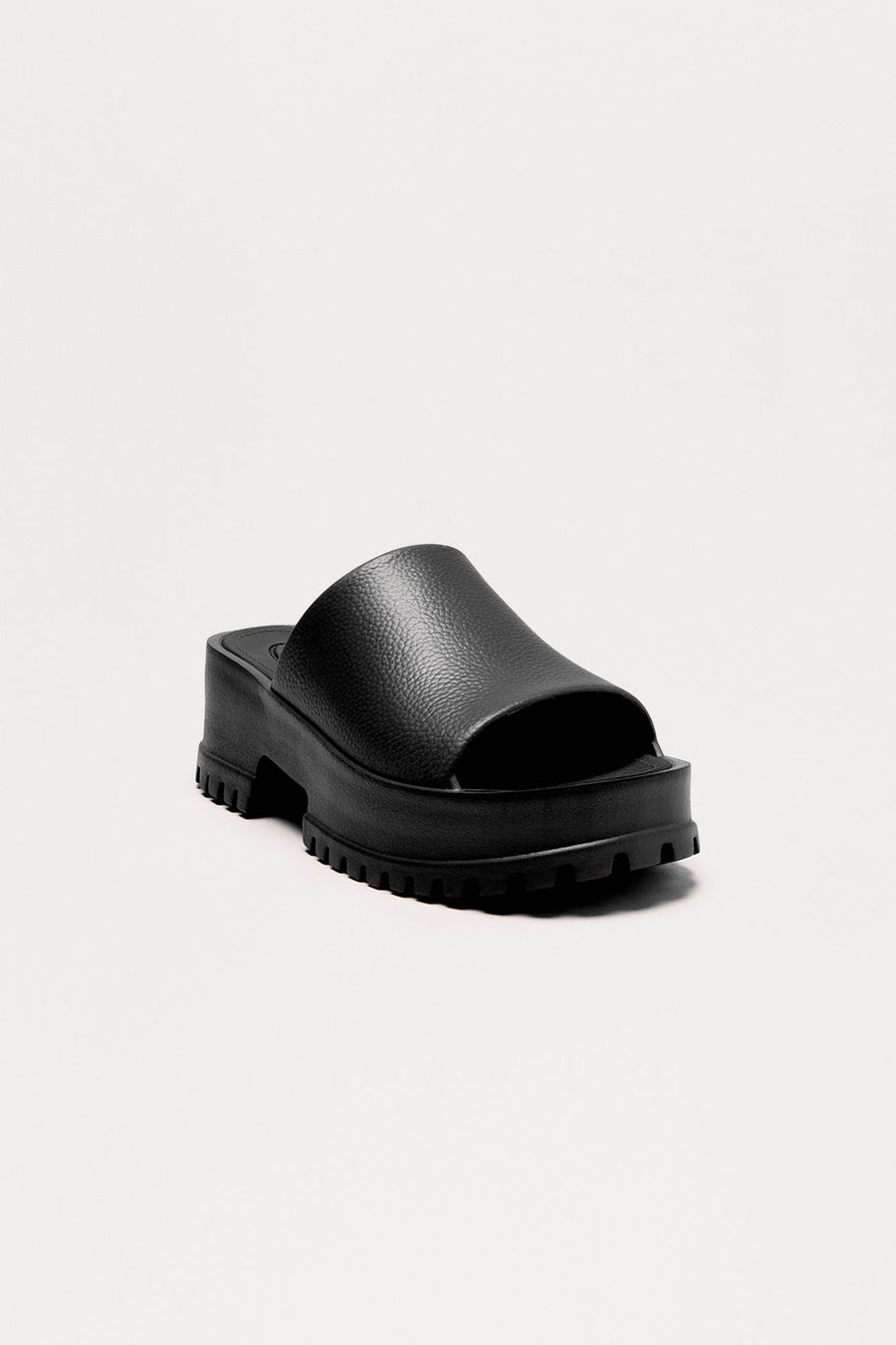 Benson Platform Mules - Black