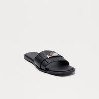 Avril Hardware Sandals - Black