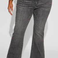Best Behavior Stretch Flare Jean - Black Wash