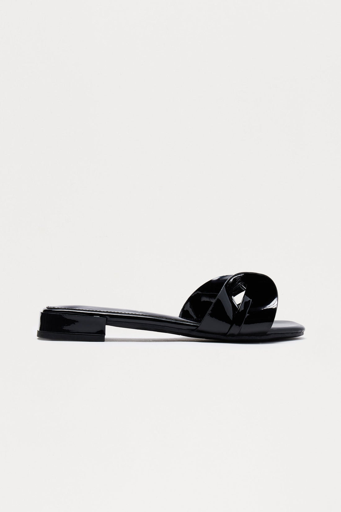 Astelle Bow Slip On Sandals - Black