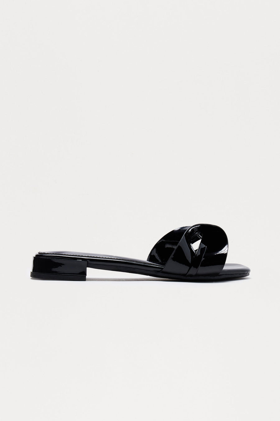 Astelle Bow Slip On Sandals - Black