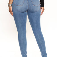 Our Favorite High Rise Skinny Jeans - Medium Blue Wash