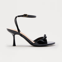 Arletta Ankle Strap Heels - Black