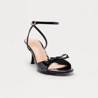 Arletta Ankle Strap Heels - Black