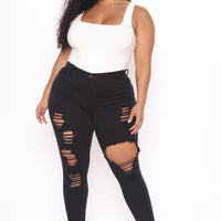 Glistening Jeans - Black