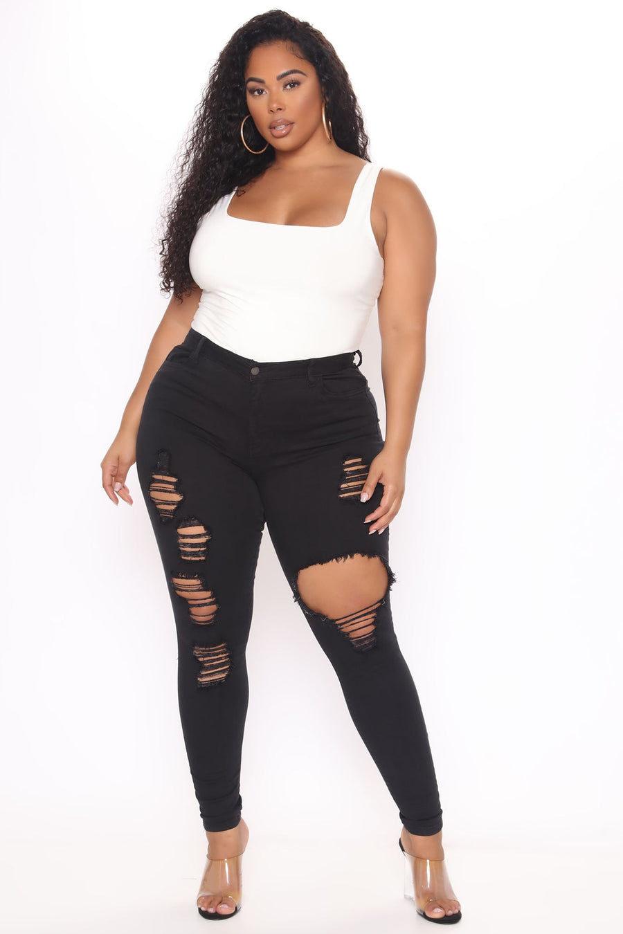 Glistening Jeans - Black
