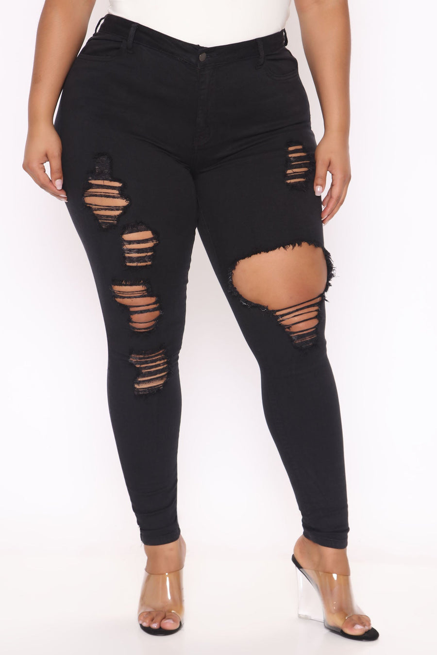 Glistening Jeans - Black