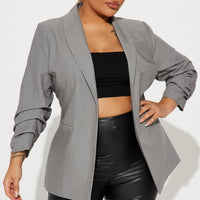 The Ashley Blazer - Grey