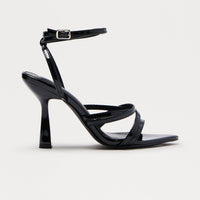 Affinity Ankle Strap Heels - Black