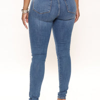 Luxe High Waist Skinny Jeans - Medium
