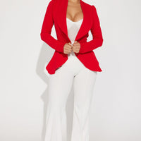 Meet And Greet Blazer - Red
