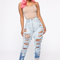 Cheap Thriller High Rise Jeans - Blue
