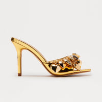 Baby Hearts Stiletto Heels - Gold