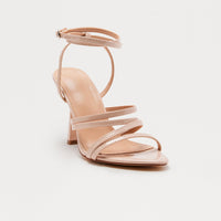 Affinity Ankle Strap Heels - Nude