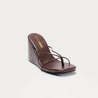 Avi Thong Wedges - Chocolate
